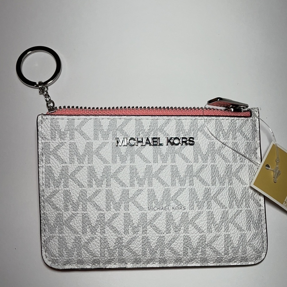 Michael Kors small coin pouch card holder key ring - Picture 9 of 9
